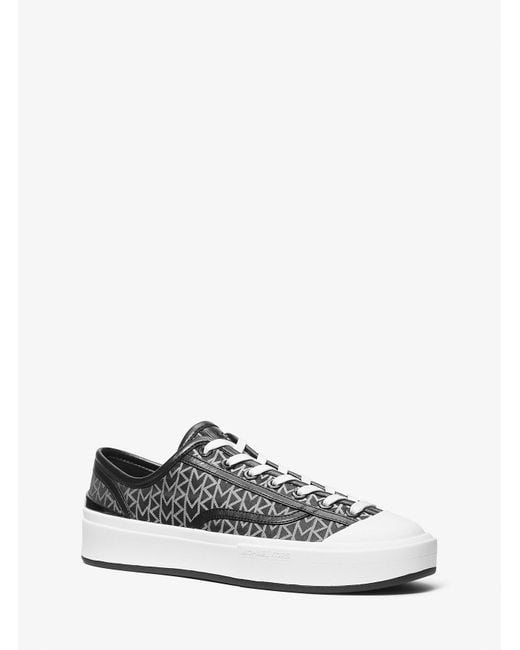 Sneaker Jude Con Logo Jacquard Mk2000 di Michael Kors in White da Uomo