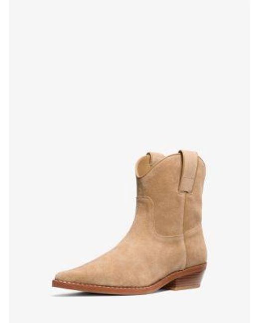 Michael Kors Natural Mk Noemie Leather Boot