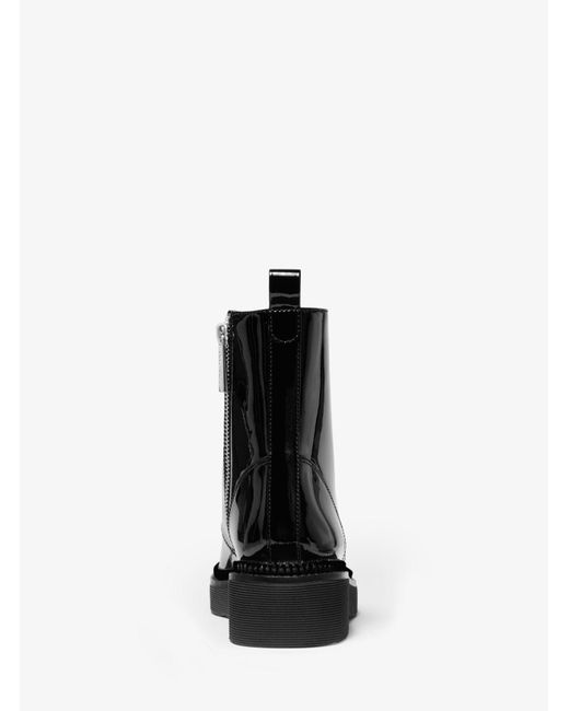michael kors patent leather boots