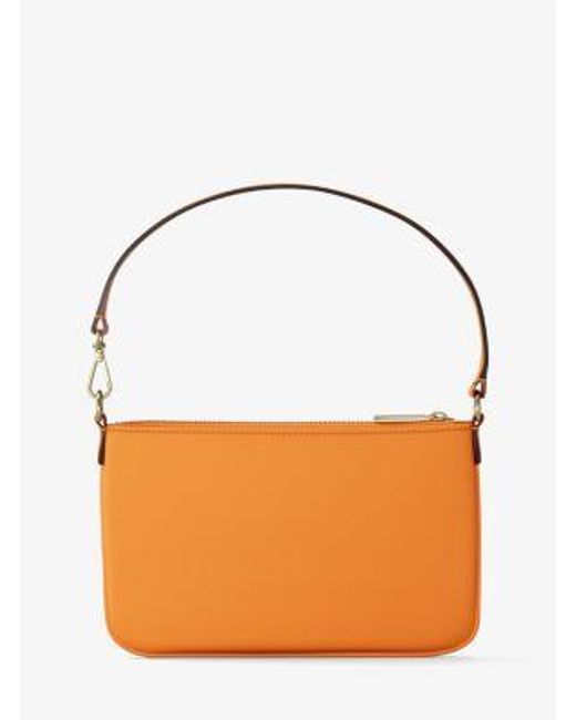 Michael Kors Orange Jet Set Small Embellished Convertible Wristlet