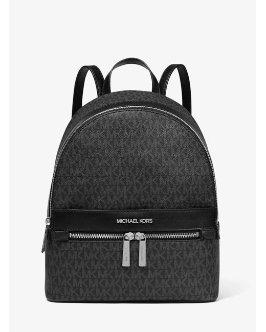 Michael Kors Kenly Medium Logo Backpack in Black Lyst