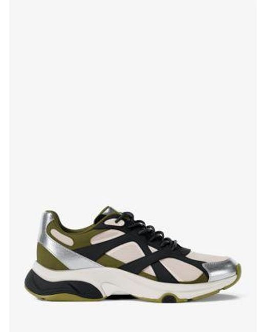 Mk Sneaker Leo di Michael Kors in White da Uomo