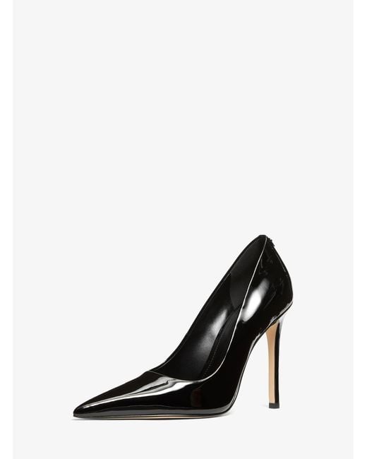 MICHAEL Michael Kors Black Elyse Patent Leather Pump
