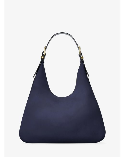 MICHAEL Michael Kors Blue Nolita Large Nubuck Hobo Shoulder Bag