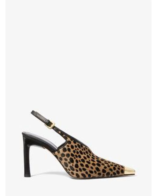 Mk Décolleté Kasia Slingback di MICHAEL Michael Kors in White