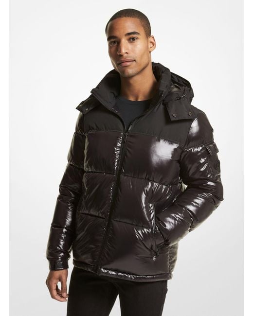 Michael Kors Men's Quilted Hooded Puffer Jacket - Macy's