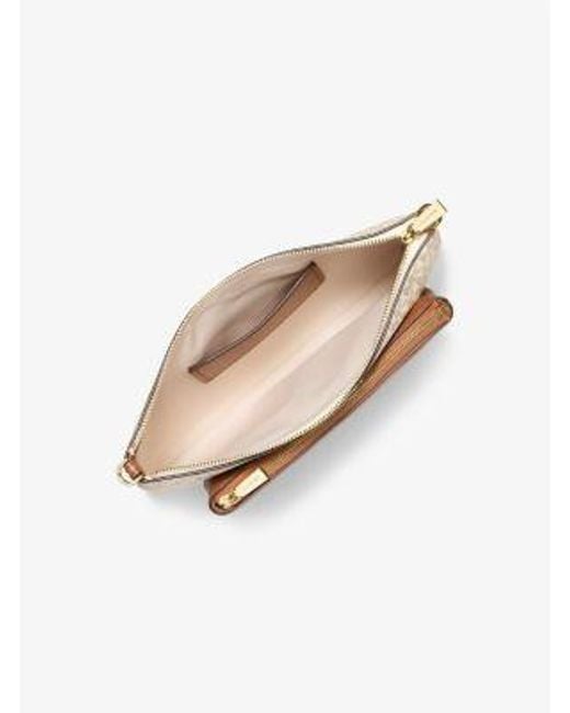 Mk Sac À Bandoulière Convertible Jet Set De Taille Moyenne À Logo Signature MICHAEL Michael Kors en coloris Brown