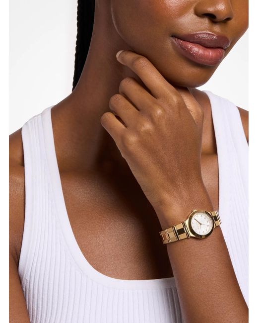 Michael Kors Metallic Petite Billie-Tone Watch