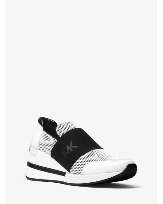 Michael Kors Felix Trainer (optic White/black) Shoes