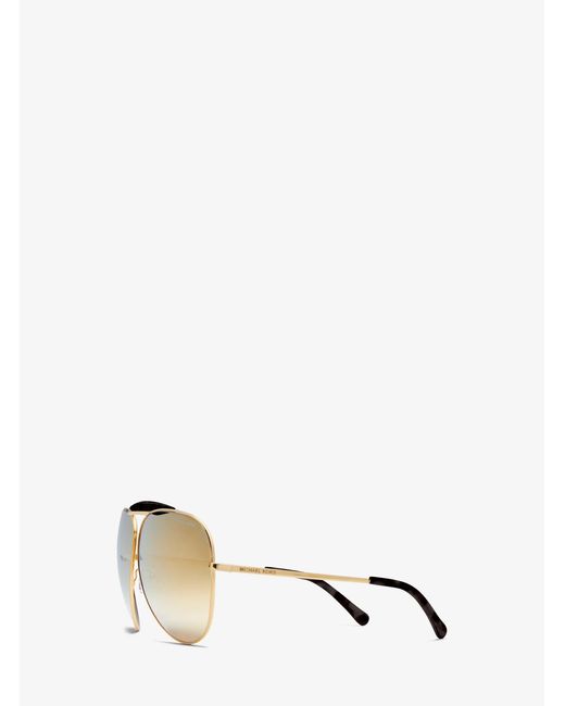 Michael Kors White Mk Bleecker Sunglasses