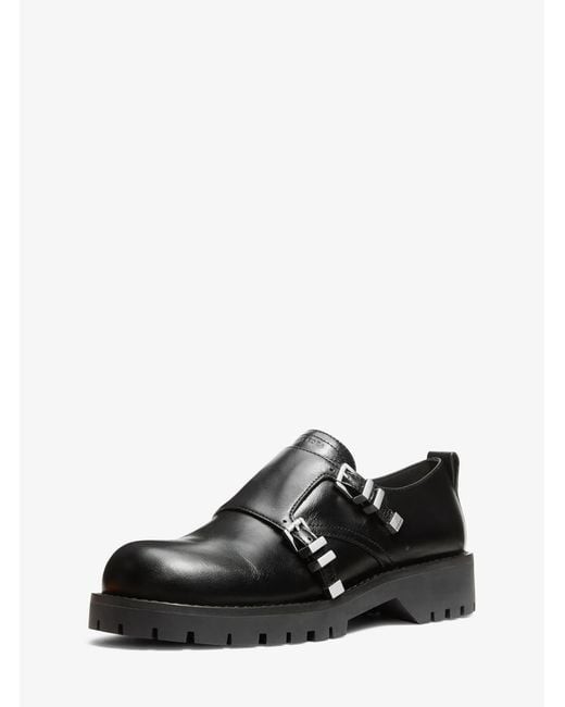 MICHAEL Michael Kors Black Mk Darrington Leather Loafer