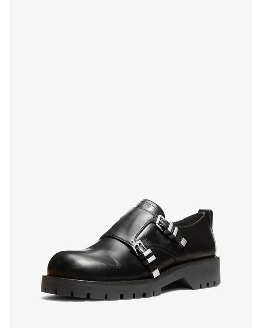 MICHAEL Michael Kors Black Mk Darrington Leather Loafer