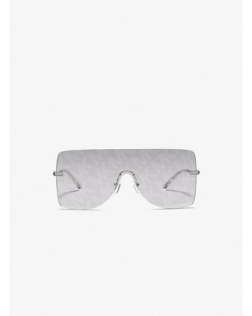 Michael Kors White London Sunglasses