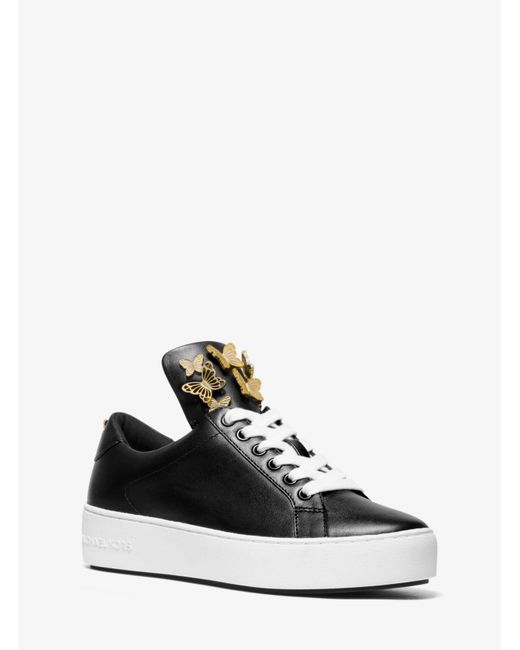 black and gold michael kors shoes