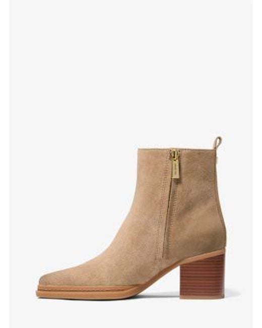 Michael Kors Natural Lex Suede Boot