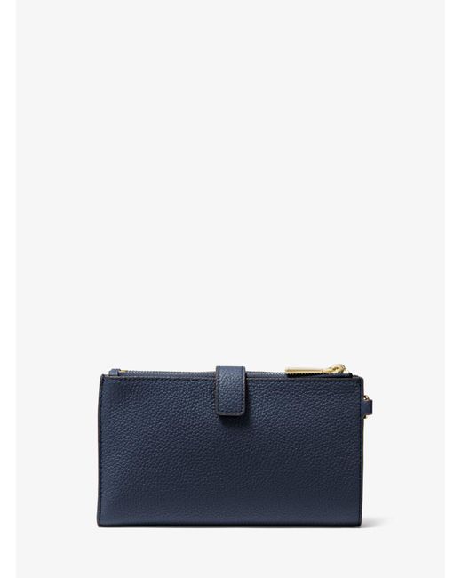 MICHAEL Michael Kors Blue Adele Leather Smartphone Wallet