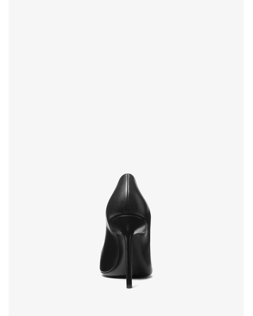 Michael Kors Black Mk Winona Leather Pump