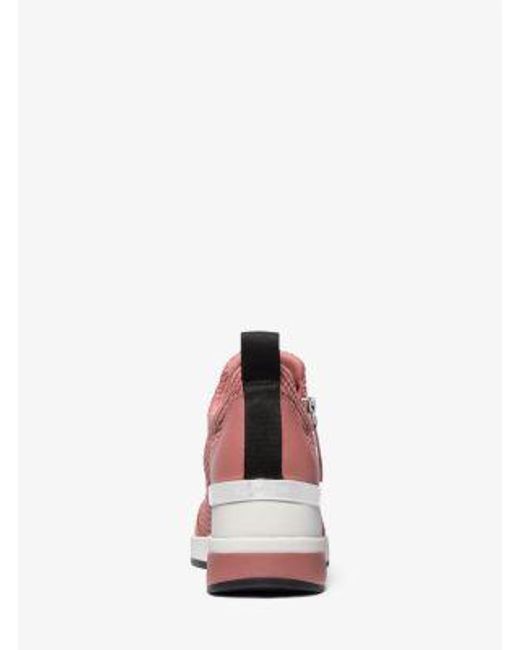 MICHAEL Michael Kors Pink Willis Wedge Trainer