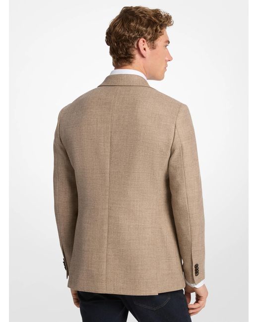 Michael Kors Natural Mk Wool Blazer for men