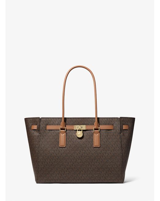 Mk Grand Cabas Hamilton Moderne À Logo Signature Michael Kors en coloris Brown