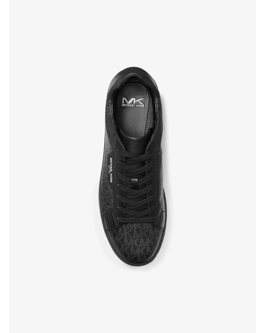 Michael Kors Black Keating Lace Up Sneakers for men