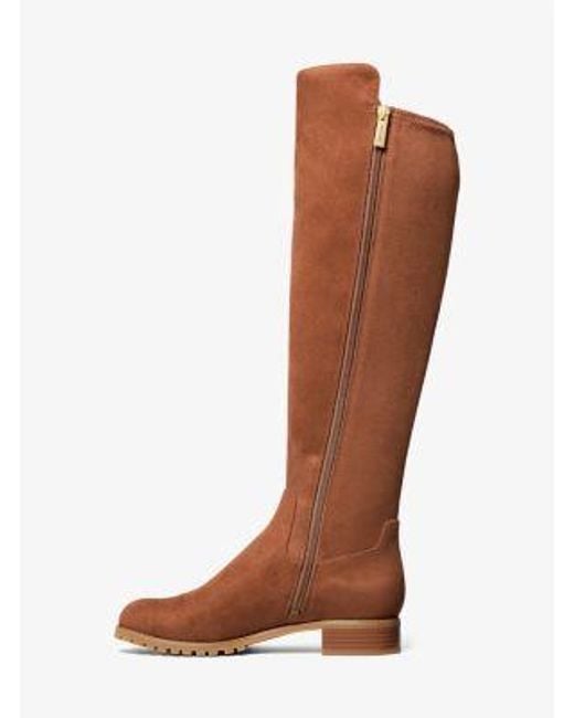 Michael Kors Brown Britt Riding Boot