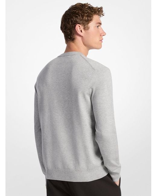 Mk Pullover Con Motivo Sciatore di Michael Kors in Gray da Uomo