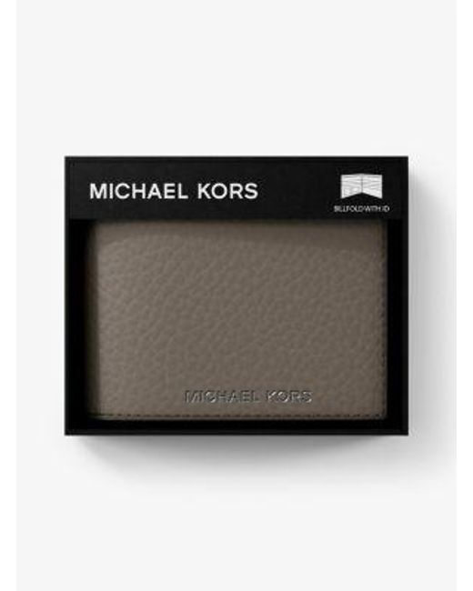 Michael Kors Gray Hudson Billfold With Id for men