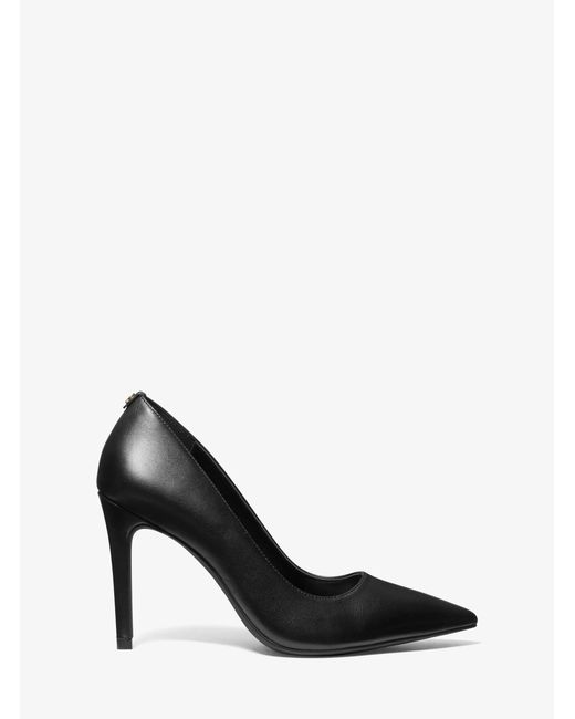 MICHAEL Michael Kors Black Mk Alina Flex Leather Pump