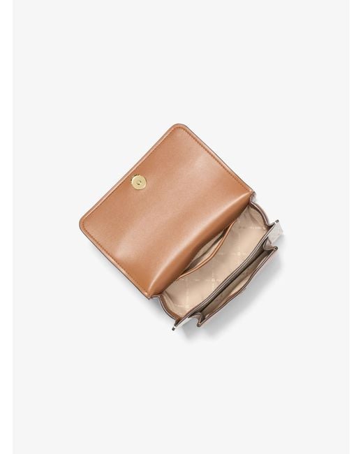 MICHAEL Michael Kors White Mk Claire Small Signature Logo Crossbody Bag