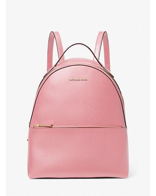 Michael Kors Pink Sheila Medium Backpack