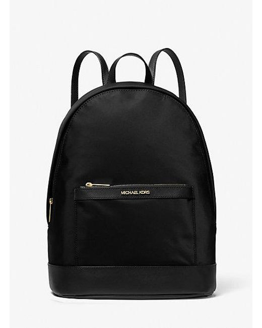 Michael Kors Medium Nylon Backpack in Black Lyst