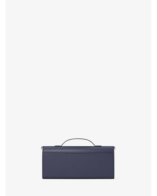 MICHAEL Michael Kors Blue Mk Hamilton Moderne Medium Leather Convertible Clutch