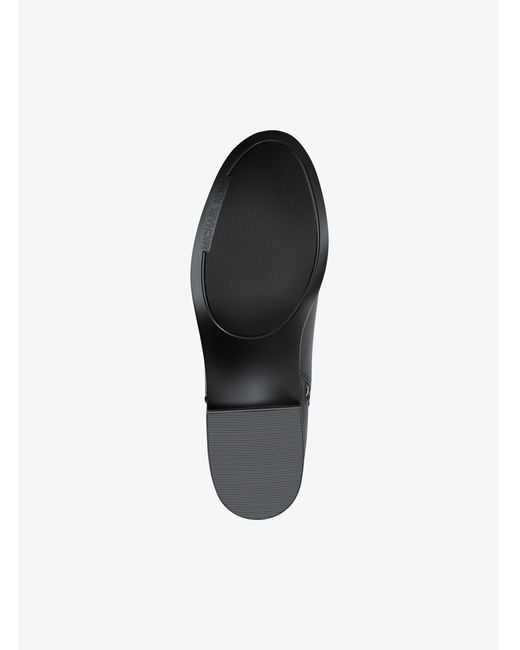 MICHAEL Michael Kors Black Mk Rory Leather Ankle Boot