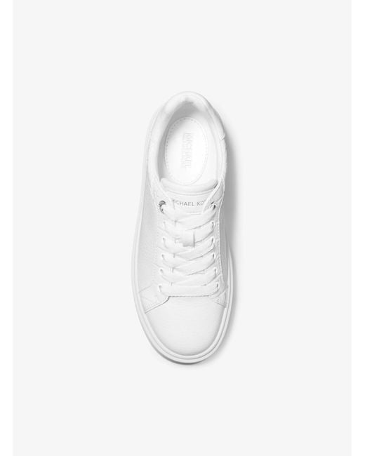 Michael Kors White Romey Platform Sneaker
