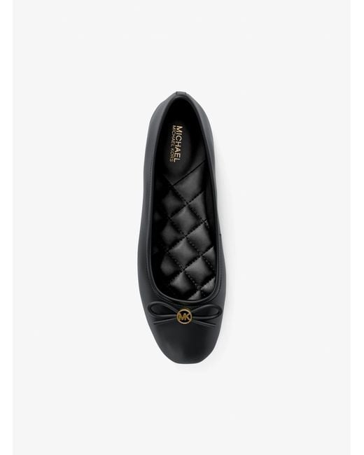 Michael Kors White Savannah Ballet Flat
