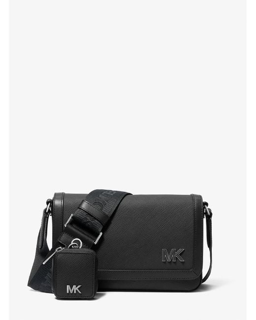 Mk Borsa A Tracolla Edison Mini di Michael Kors in Black da Uomo