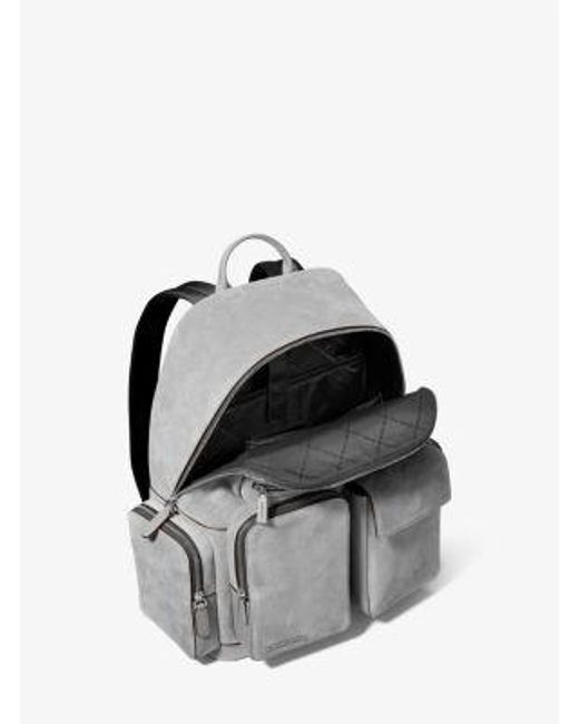 Michael Kors Mk Dakota Suede Cargo Backpack in Gray for Men  display picture 1