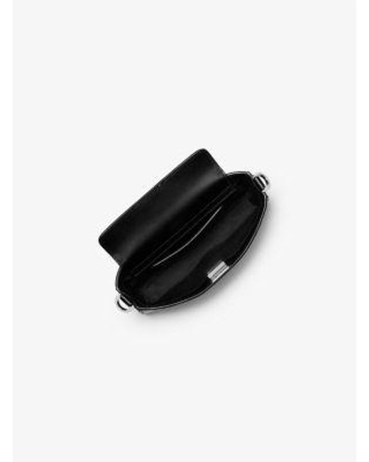 Mkpochette Transformable Bryant Pequeño Con Logotipo Metalizado MICHAEL Michael Kors de color White