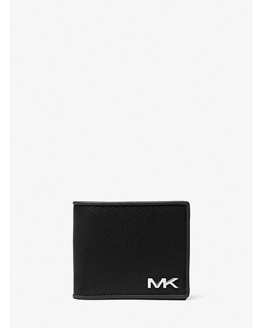 Michael Kors White Varick Leather Billfold Wallet for men