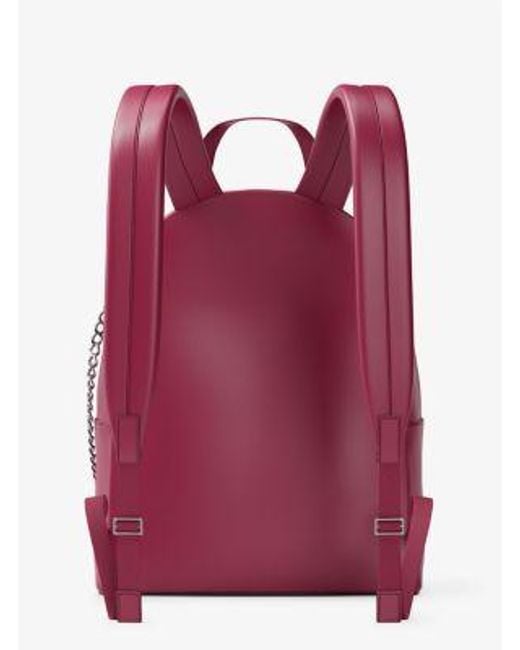 Michael Kors Red Slater Medium Backpack