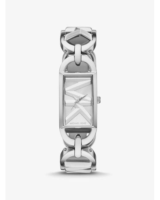 Petite montre Empire argentée Michael Kors en coloris White