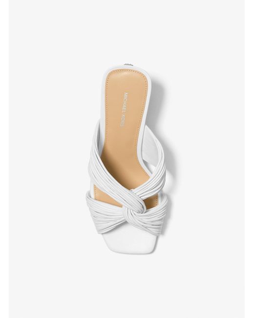 Mksandalia Tipo Mule Alessia MICHAEL Michael Kors de color White