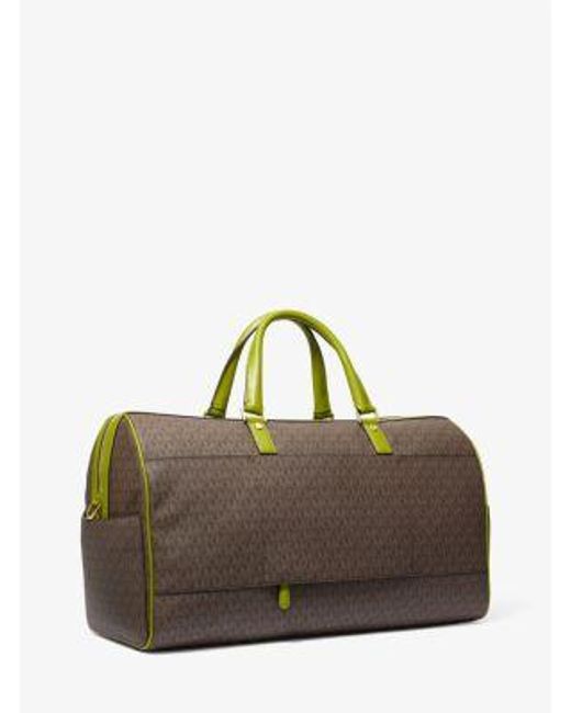Michael Kors Bedford Travel Extra-Large Signature Logo Stripe Weekender