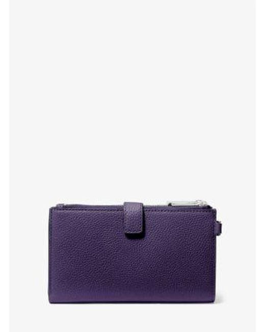 MICHAEL Michael Kors Mk Adele Leather Smartphone Wallet in Purple Lyst UK