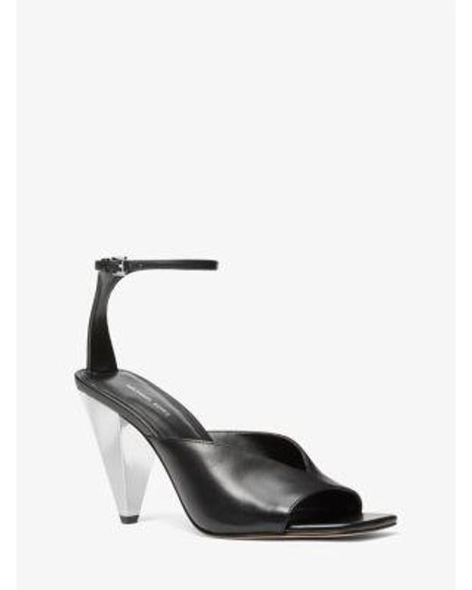 Mk Sandale Electra En Cuir MICHAEL Michael Kors en coloris Black