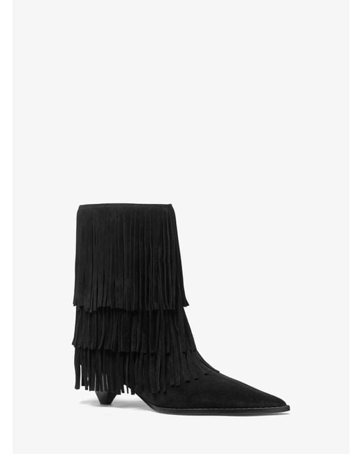 MICHAEL Michael Kors Black Jayla Heeled Bootie