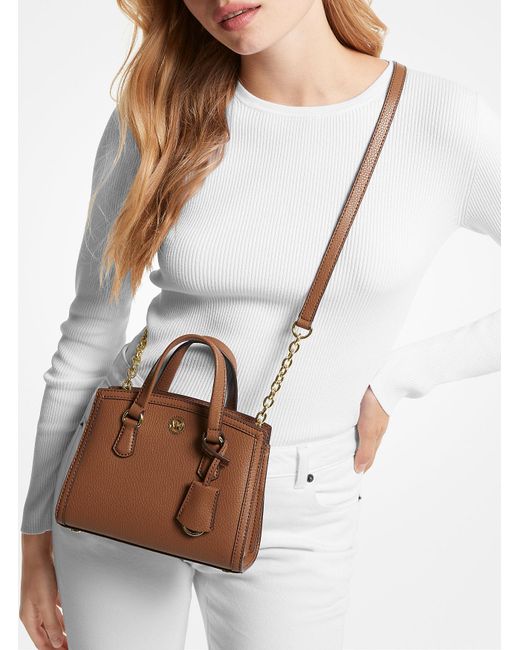 Mk Borsa Messenger Chantal Extra-Small di MICHAEL Michael Kors in Brown