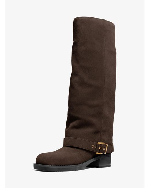 MICHAEL Michael Kors Brown Colby Suede Boot