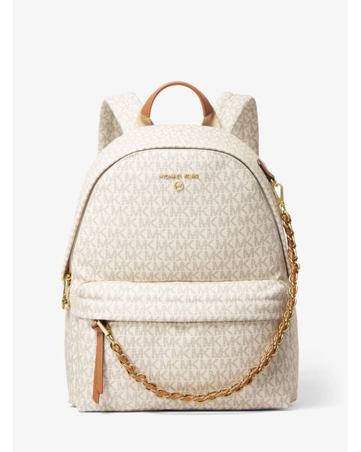 Michael Kors Multicolor Slater Medium Logo Backpack